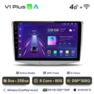 Junsun Android 13 Car Radio For Volkswagen VW Passat B7 B6 CC 2010-2015 Multimedia Wireless CarPlay For Apple GPS Navi RDS Wifi - Image 14